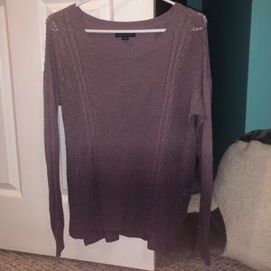 💕3/$25 AEO purple ombré sweater